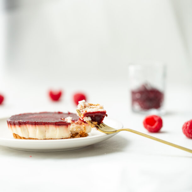 Cheesecake gebakje gluten- en lactosevrij